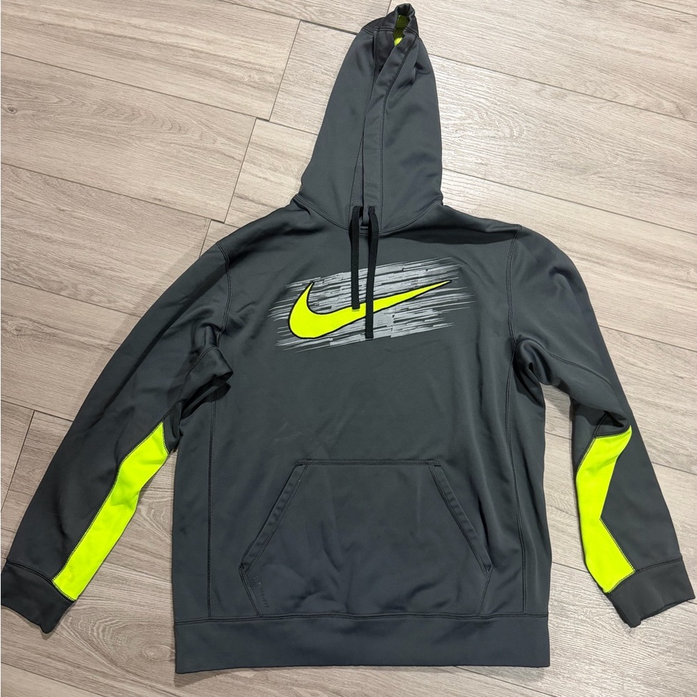Nike Therma-Fit Hoodie with Neon Accents